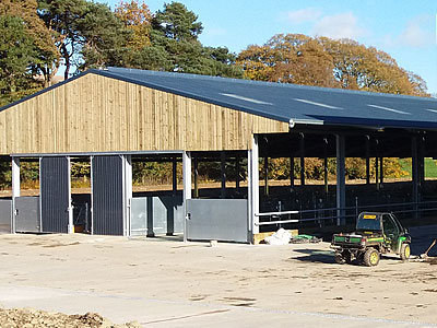 Cattle Shed Construction - BHC Agricultural Steelwork Contractor