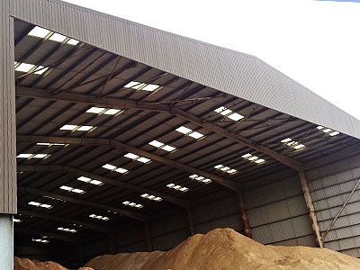 Aggregate Warehouse Construction - BHC Agricultural Steelwork Contractor