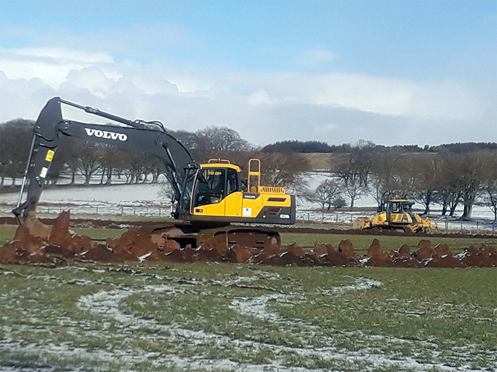 Breaking Ground on a New Poultry Unit